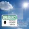 Signmission Electrical Propane Shutoff Switch With Symbol Emergency Sign, Vinyl Decal, 5in x 3.5in, 2PK OS-2PACK-EM-D-35-L-10291 - alternate 6